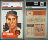 PSA 1.5 1953 Topps #54 Bob Feller Cleveland Indians