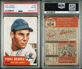 PSA 4 1953 Topps #104 Yogi Berra New York Yankees