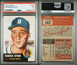 PSA 3 1953 Topps #147 Warren Spahn Boston Braves