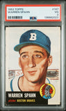PSA 3 1953 Topps #147 Warren Spahn Boston Braves