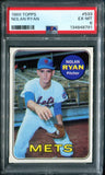 PSA 6 1969 Topps #533 Nolan Ryan New York Mets PQ++