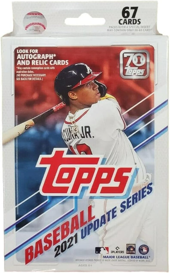 2021 Topps Update Series Baseball Retail Hanger Box