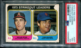 PSA 3.5 1974 O-Pee-Chee #207 Strikout Leaders Nolan Ryan California Angels Tom Seaver New York Mets