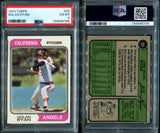 PSA 4 1974 Topps #20 Nolan Ryan California Angels