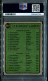 PSA 7 1974 Topps #207 Strikeout Leaders Nolan Ryan California Angels Tom Seaver New York Mets