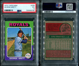 PSA 5 1975 Topps Mini #228 George Brett RC Kansas City Royals