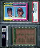 PSA 7 1975 Topps Mini #312 Nolan Ryan California Angels Steve Carlton Philadelphia Phillies