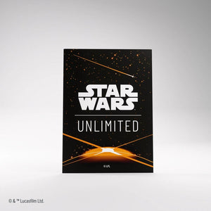 Star Wars: Unlimited Art Sleeves - Card Back Orange - 60ct