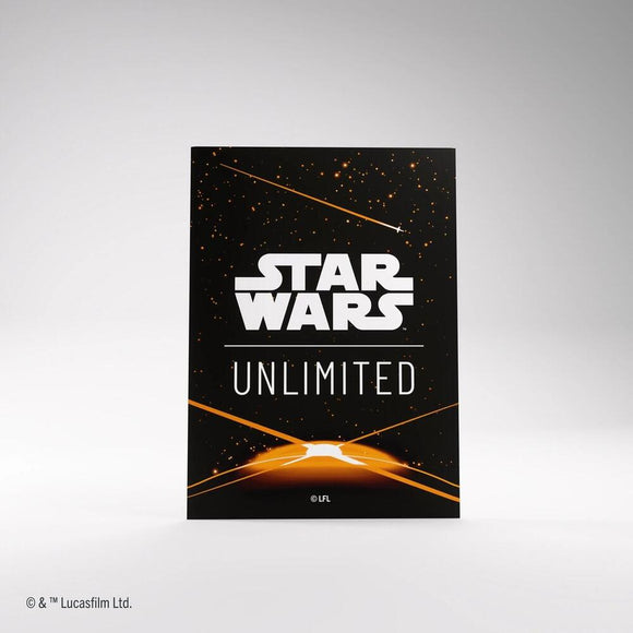 Star Wars: Unlimited Art Sleeves - Card Back Orange - 60ct