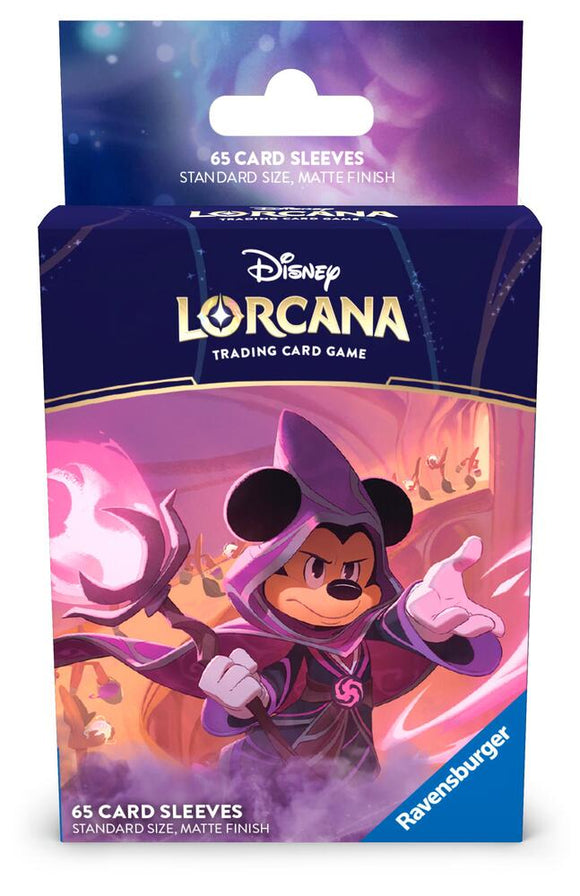 Disney Lorcana Azurite Sea Sleeves: Mickey Mouse - Wayward Sorcerer