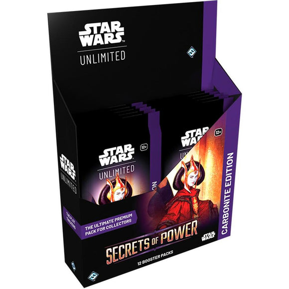 Star Wars Unlimited: Secrets of Power Carbonite Booster Box **PREORDER