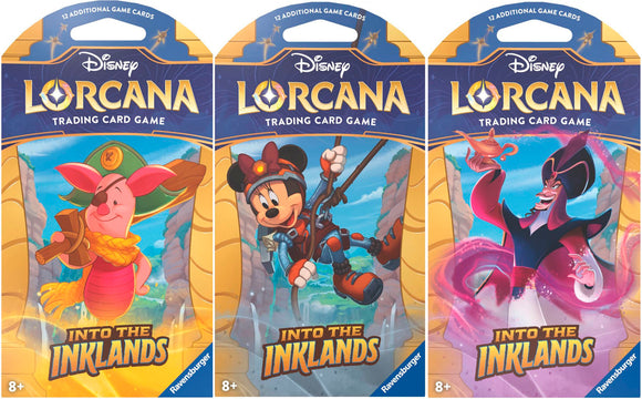 Lorcana Into the Inklands Sleeved Booster Pack