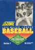 1992 Score Series 1 One Baseball Box