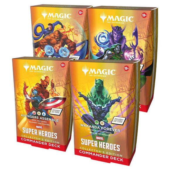 mtg themed commander decks Anyone here play Magic: The Gathering? I designed four Hunt-themed based on actual commanders: : r/HuntShowdown %20Tap%2C%20goad%2C%20and%20control%20creatures%20with%20every%20enchantment%20you%20cast%20while%20you%20sit%20back%2C%20draw%20cards%2C%20and%20savor%20the%20mayhem MTG: Marvel Super Heroes Collector's