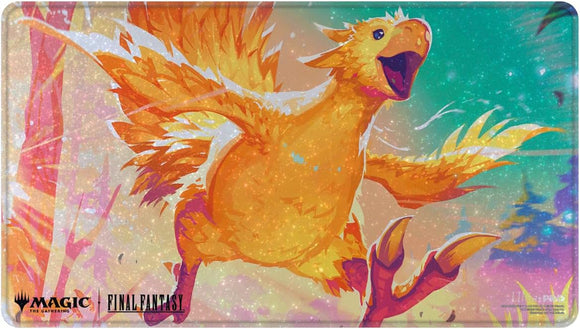Ultra Pro Final Fantasy x Universes Beyond Traveling Chocobo (Golden) Holofoil Playmat for Magic: The Gathering