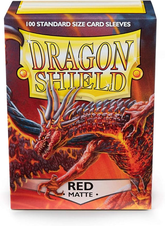 Dragon Shield Sleeves Red Standard 100ct
