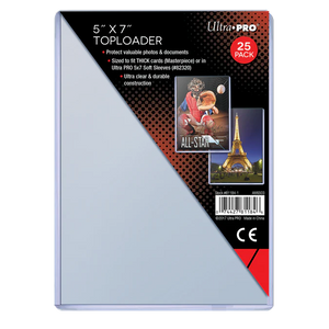Ultra Pro 5" x 7" Toploaders (25ct)