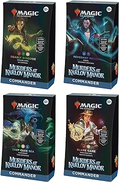 MTG Murders at Karlov Manor Set of 4 Commander Decks MTG Murders at Karlov Manor Set of 4 Commander Decks