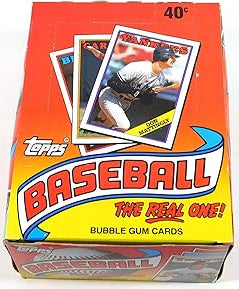 1988 Topps Baseball Box