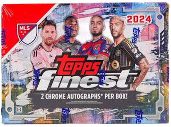 2024 Topps Finest MLS Soccer Hobby Box