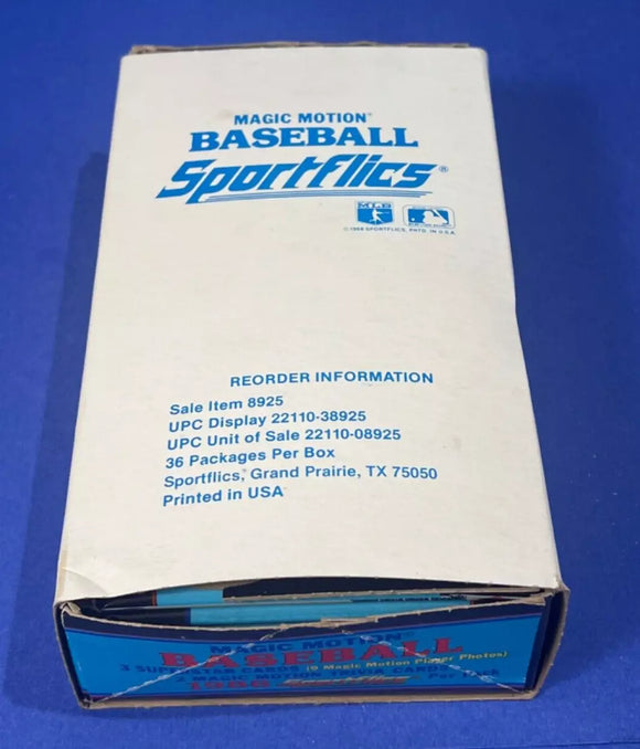 1988 Sportflics Baseball Box 36
