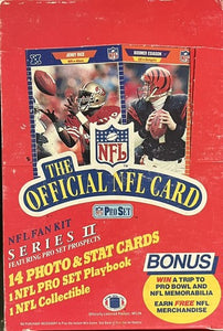 1989 Pro Set Series 2 Football Box