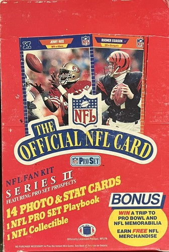 1989 Pro Set Series 2 Football Box