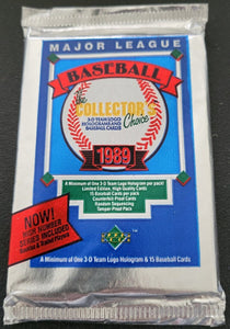 1989 Upper Deck Baseball w/High Series Pack (#'s 1-800)