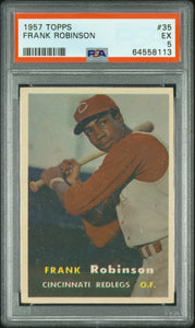 PSA 5 1957 Topps #35 Frank Robinson RC