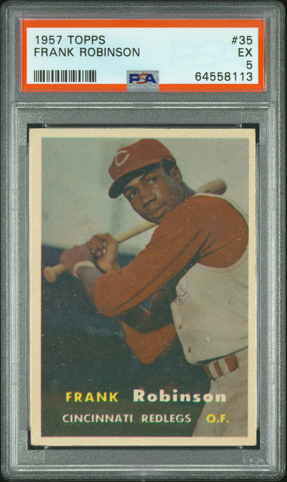 PSA 5 1957 Topps #35 Frank Robinson RC