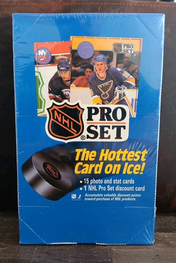 1990-91 Pro Set 1 Hockey Box 36/15