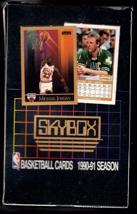 1990-91 Skybox Series 1 Basketball Box