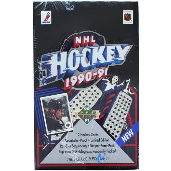 1990-91 Upper Deck UD Series 1 One Hockey Box