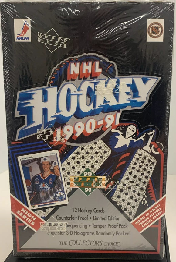 1990-91 Upper Deck Series 2 Hockey Box 36 **SALE