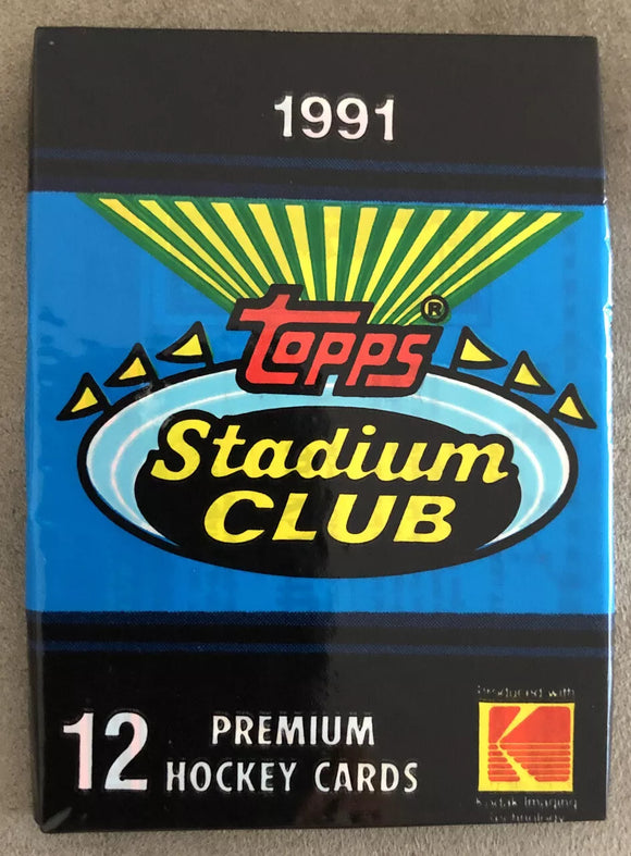 1991-92 Topps Stadium Club Hockey Pack