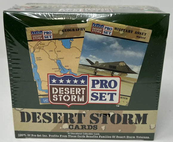 1991 Pro Set Desert Storm Box 36