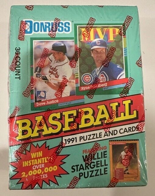 1991 Donruss Series Two 2 Baseball Box 36