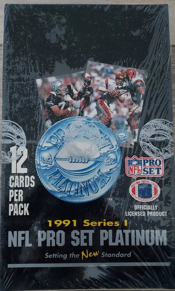 1991 Pro Set Platinum Series 1 Football Box 36