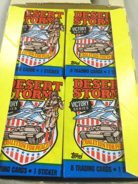 1991 Topps Desert Storm Victory Series Box 36/8