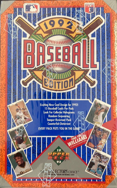 1992 Upper Deck UD Low Series Baseball Box – Northwest Sportscards