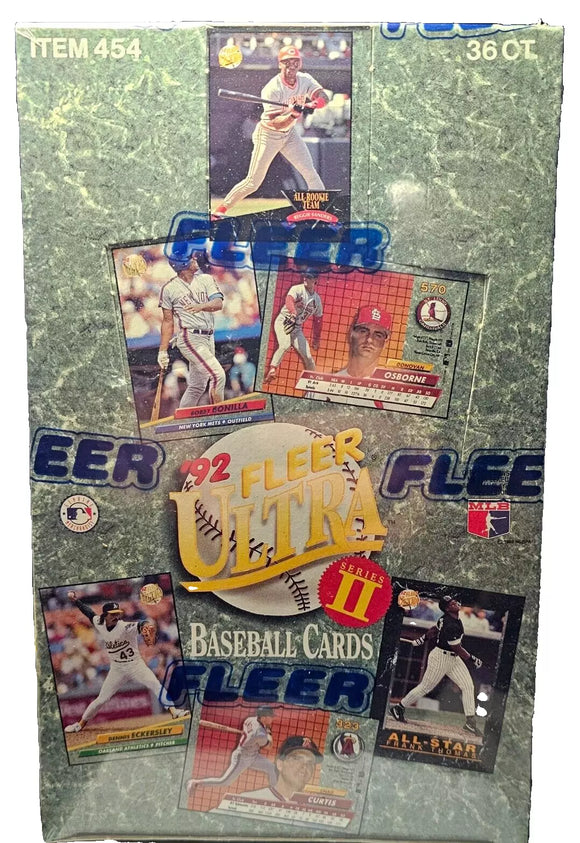 1992 Fleer Ultra Series 2 Baseball Box 36
