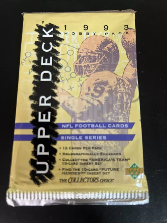 1993 Upper Deck Football Pack