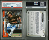 PSA 10/10 2020 Topps Factory Set Orange #56 Andres Munoz RC San Diego Padres Autographed POP1