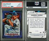 PSA 9/10 2020 Topps Fire Purple #173 Andres Munoz RC 13/199 San Diego Padres Autographed POP1