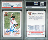 PSA DNA 10 2019 Choice El Paso Chihuahuas #15 Andres Munoz RC Autographed POP3