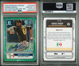 PSA 10/10 2020 Bowman Chrome Mega Box Spanning the Globe Green Refractor #STGAM Andres Munoz RC 8/99 San Diego Padres Autographed POP1