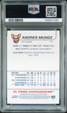 PSA DNA 10 2019 Choice El Paso Chihuahuas #15 Andres Munoz RC Autographed POP3