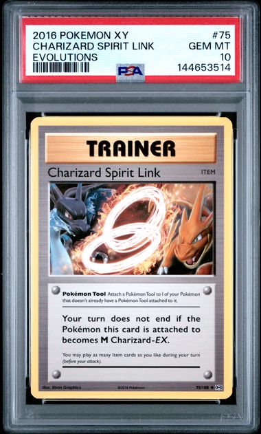 2016 PSA 10 Charizard Spirit Link Evolutions – Northwest Sportscards