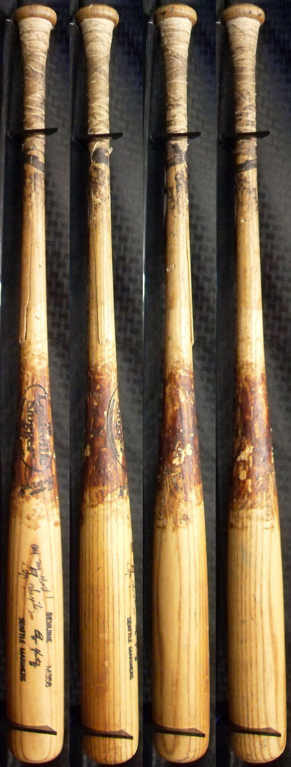 Edgar Martinez Autographed Signed Inscribed Game Used M356 Louisville Slugger Bat JSA