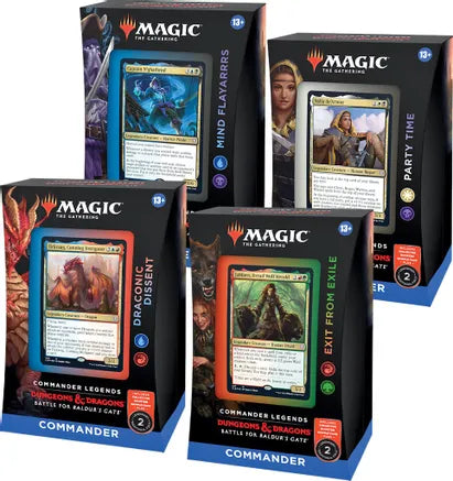 MTG Commander Legends: Battle for Baldur's Gate Commander Deck Set (4)